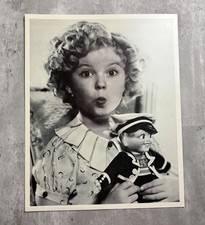 Vintage Shirley Temple 8x10 Matte Portfolio Print Queen Mary Doll Numbered 367 picture