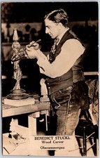 Benedict Stuckl Wood Carver Oberammergau Postcard picture