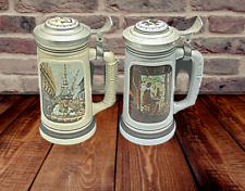 Lot of 2  AVON The Building of America Beer Stein  picture