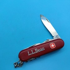USED Wenger Sportsman L.L. Bean Swiss Army Knife RED a picture
