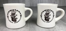 Vintage Stumptown Coffee Roasters Mug Set 2005 Portland Oregon 3.5” x 3 3/4” picture