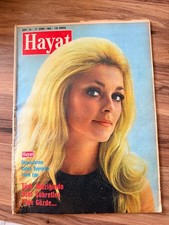 1969 Hayat Magazine Sharon Tate Cover No.10 Turkish Vintage Rare Collectible picture