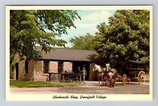 Dearborn MI-Michigan, Greenfield Village, Blacksmith Shop Vintage Postcard picture