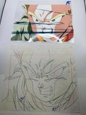 DRAGON BALL Z ANIMATION production cell kid Trunks Broly Movie w/ sketch picture