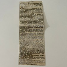 Northern Transportation Company 1870 Original Newspaper Clipping SAH1-H2 picture