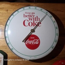 1950s / 60s coca-Cola things go better sign Thermometer 495 picture