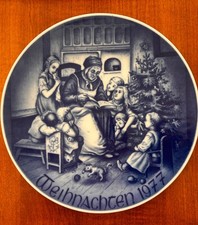 Bareuther Weihnachten 1977 Mittenwald Christmas Collector Plate Bavaria Germany picture