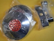 2 Only Vintage Collectable Schwinn Approved Bicycle Red Reflector Hub Caps picture