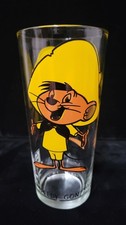 Vintage 1973 Speedy Gonzales Pepsi Collector Series Warner Bros 16 oz. Glass picture