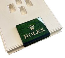 Rolex Exhibitor Display Set of 3 Original Leather Acrylic Holds 25 Watches picture