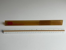 Vintage Keuffel + Esser Triangular Drafting Scale Ruler 56 3648 W/ Case 12” picture