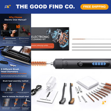 Electric Gun Cleaning Kit Universal for Guns, Gun Brushes for Pistol, Handgun, S picture