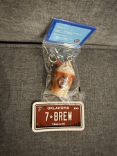 NWT 7 Brew Blondie Charm Keychain Limited Edition 2026 Promo /Okla State sticker picture
