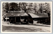 RPPC c1930s Brownieville Redwood Highway Piercy California Defunct Postcard picture