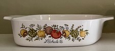 RARE VTG Corning Ware L'Echalote A-Spice Of Life 1 Quart NY USA A-1-B 1182 MA picture