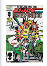 GI Joe and the Transformers 1-4 Marvel 1987 F/VF Avg Grade Hi Res scans picture