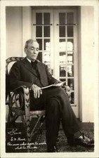Edgar Watson E. W. Howe Writer Author Reading Book NIELEN Real Photo Postcard picture
