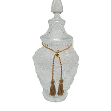 IVIMA 1895 Di Camillo 1920 Biscotti Glass Jar Embossed Lidded Marked Clear picture