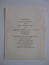ORIGINAL 1935 NOTICE: ABBATIAL BENEDICTION ABBEY OF GETHSEMANI FREDERIC M DUNNE picture