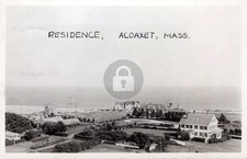 Acoaxet MA Massachusetts Residences Aerial View 1947 RPPC Photo Postcard COPY picture
