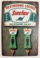 Sinclair Oil Corporation Sign - Sinclair Dino - Vintage Restrooms Sign picture