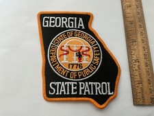 Georgia State Patrol  collectable patch new full size, tracking and insured picture