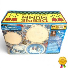 Vintage Debbie Mumm Snowman Sakura Stoneware 20 Pc Dinnerware Set - New Open Box picture