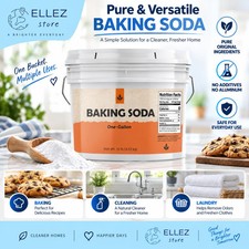 Pure Original Ingredients, Baking Soda, 10 Lb | For baking, cleaning, and laundr picture