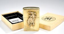 Vintage 1994 Zippo Marlboro Brass Cowboy Country Store picture
