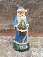 St. Nicholas Santa Claus Belsnickle “1904” Vintage Lead 5” Figurine picture