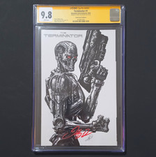 Dynamite The Terminator #1 CGC 9.8 Variant Signed By Jonny Desjardins 2024 picture