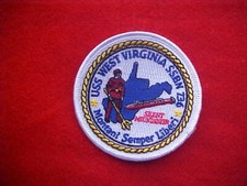 US Navy USS West Virginia SSBN-736- Boat Patch / Logo / Ships Crest / Submarine picture