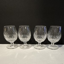4 RARE Waterford Crystal Colleen Short Stem Small Cut Cognac or Brandy 4 1/2” picture