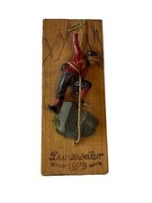 Vintage German Mountain Climber 3D Wood Mounted Dunzweiler 1979 Germany RARE picture