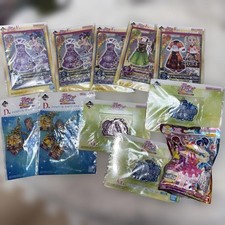 Aikatsu Ichiban Kuji G, F, D Prize Set Cards Charms picture
