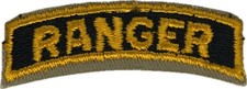 WARTIME US MADE CUT EDGE RANGER SHOULDER TAB (779) picture