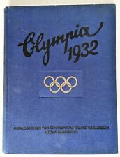 OLYMPIA 1932 Collecting Picture Album Die Olympics Games 1932 IN Los Angeles picture