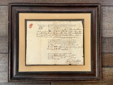 1772 North Carolina Colonial Court Document Revolutionary War King George III picture