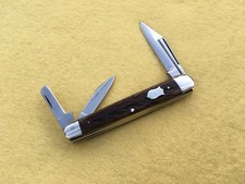 REMINGTON R6393  SPLIT BACK WHITTLER   BLOOD GROOVES ON MAIN BLADE   BONE HANDLE picture