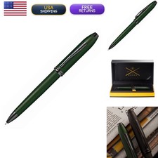 Cross Townsend Matte Green Ballpoint Pen, Medium Point, Black Ink AT0042-63 picture