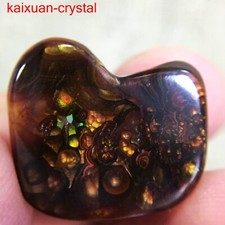 12.15Ct TOP GRADE Quality Genuine Natural Mexico Fire Agate Cabochon --28 picture