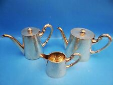 Antique Silverplated Hallmarked BB 95 Pitchers Teapots Creamer Serving Set Old picture