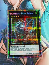 Yugioh Asian English OCG ES02-AE059 Diamond Dire Wolf - PSE picture
