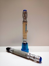 Set of 2 MODIFIED Character Options Doctor Who 9th/10th Sonic Screwdriver Toys picture