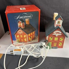 Americana Lighted Christmas Village, School House picture