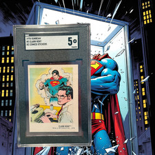 1978 DC Comics Super Heroes Sticker #3 Clark Kent Superman RARE No Bakery Logo picture