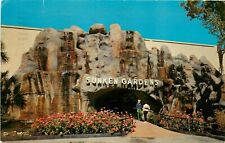 Sunken Gardens St Petersburg Florida FL pm 1975 entrance Postcard picture