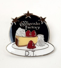The Cheesecake Factory DT Designated Trainer Staff Employee Hat Lapel Pin D.T. picture