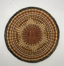 Old Hopi Wicker Basket 12 1/2” Diameter  picture