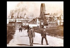 1904 Worlds Fair St Louis PHOTO Original First Ferris Wheel, 1893 Chicago Wheel picture